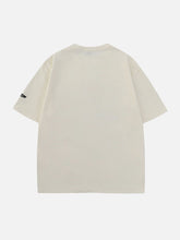 Letter Abstract Print Shorts